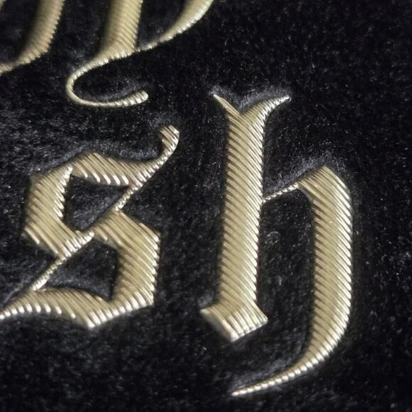 BNWOT Teddy Fresh Black Velour Full-Zip Bomber Jacket, Size XS - Picture 4 of 14